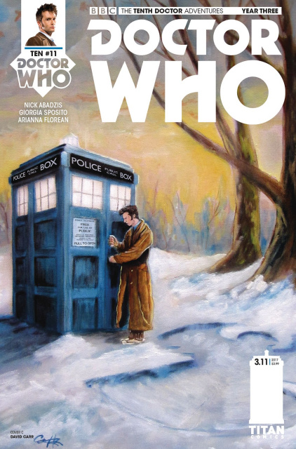 Doctor Who: New Adventures with the Tenth Doctor, Year Three #11 (Carr Cover)