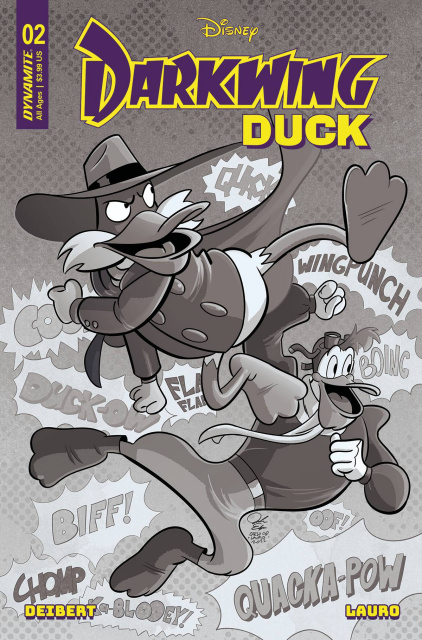 Darkwing Duck #2 (20 Copy Edgar B&W Cover)