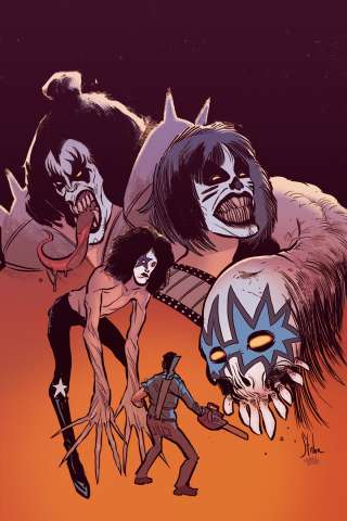 KISS / Army of Darkness #1 (40 Copy Strahm Virgin Cover)