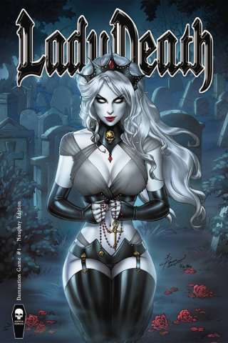 Lady Death: Damnation Game #1 (McTeigue Naughty Cover)