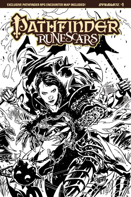 Pathfinder: Runescars #1 (15 Copy Borges B&W Cover)