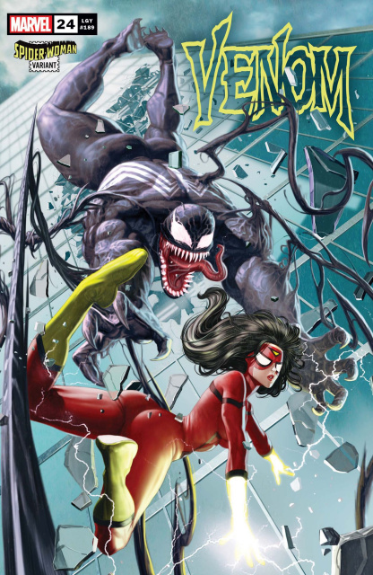 Venom #24 (Rock-He Kim Spider-Woman Cover)