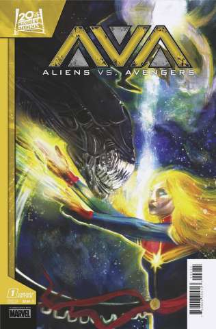 Aliens vs. Avengers #1 (Zu Orzu Cover)