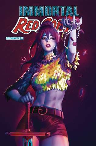 Immortal Red Sonja #3 (Leirix Ultraviolet Cover)