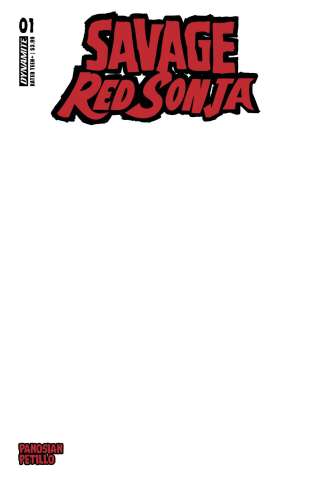 Savage Red Sonja #1 (Blank Authentix Cover)