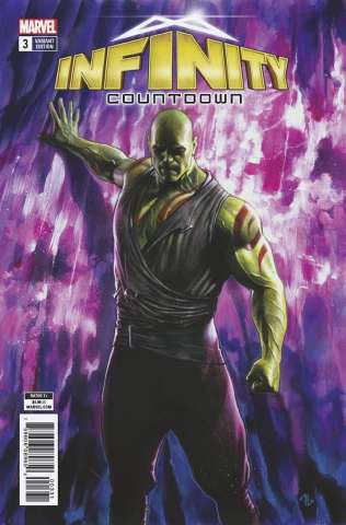 Infinity Countdown #3 (Drax Holds Infinity Stone Cover)
