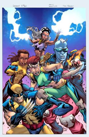 Fantastic Four #4 (Raney Uncanny X-Men Cover)