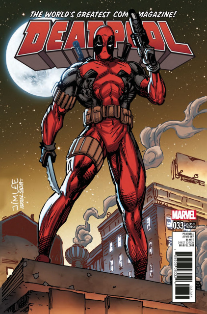 Deadpool #33 (X-Men Card Cover)