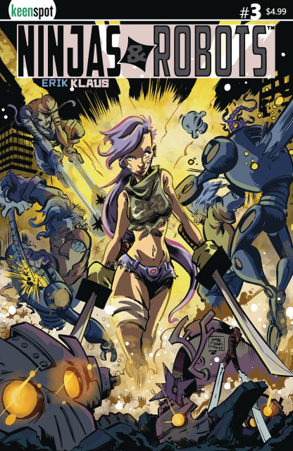 Ninjas & Robots #3 (Jamie Jones Cover)