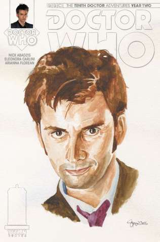 Doctor Who: New Adventures with the Tenth Doctor, Year Two #14 (Myers Cover)