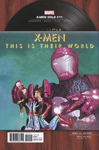 X-Men: Gold #11 (Del Mundo Rock 'N Roll Cover)