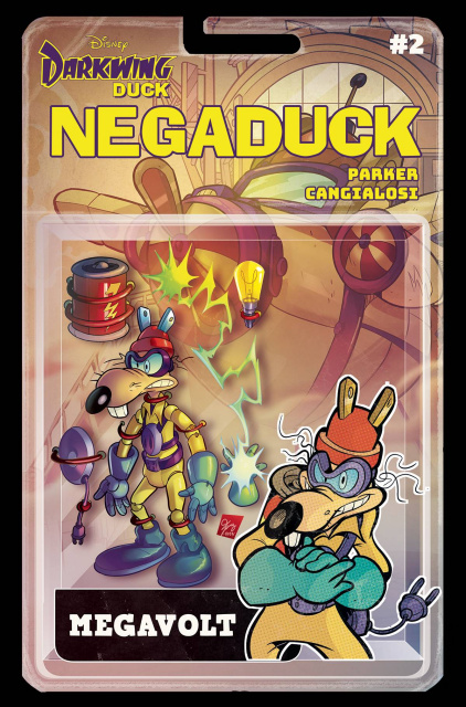 Negaduck #2 (Action Figure Cover)