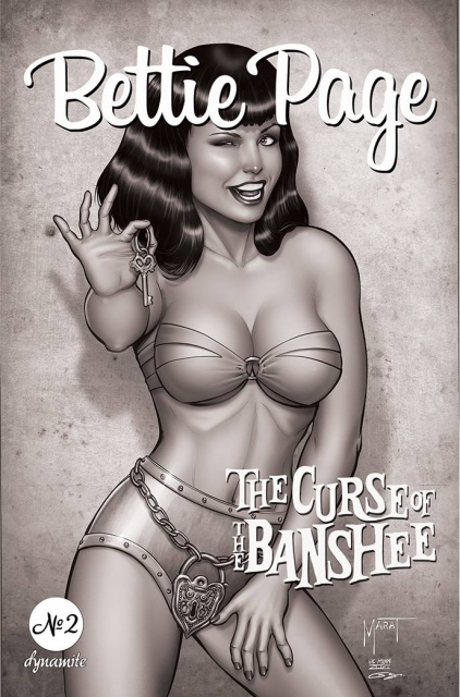 Bettie Page and The Curse of the Banshee #2 (30 Copy Mychaels Cover)