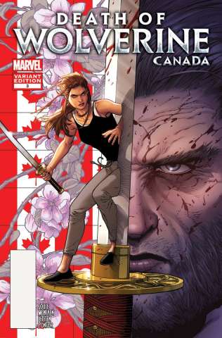 Death of Wolverine #3 (McNiven Canada Cover)