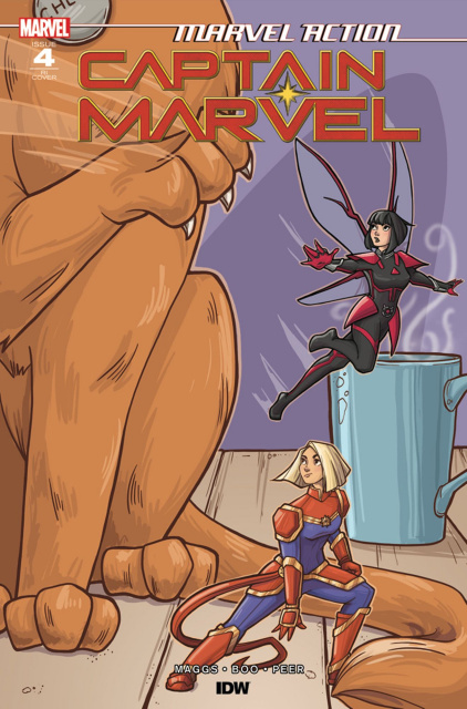 Marvel Action: Captain Marvel #4 (10 Copy Hallion Cover)
