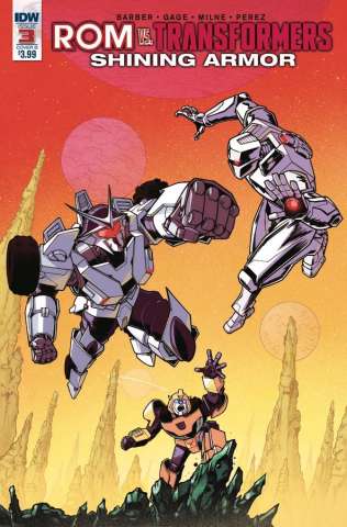 ROM vs. The Transformers: Shining Armor #3 (Roche Cover)