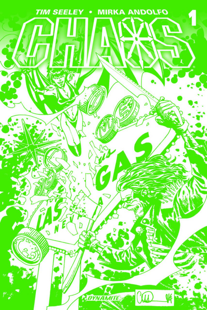 Chaos #1 (High End Adlard Chaotic Green Cover)