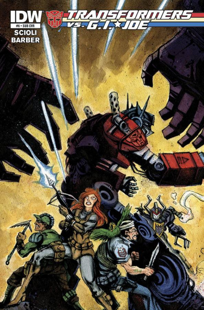 Transformers vs. G.I. Joe #6 (Subscription Cover)