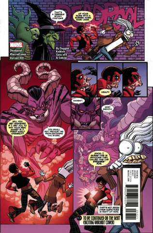 Deadpool #33 (Koblish Secret Comics Cover)