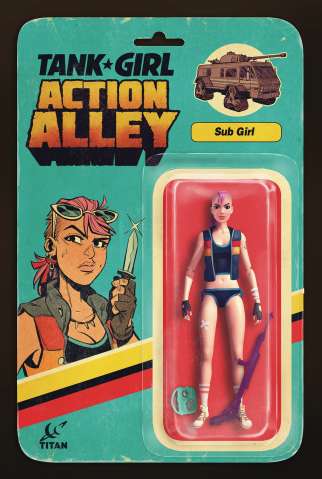 Tank Girl #4 (Sub Girl Action Figure Cover)