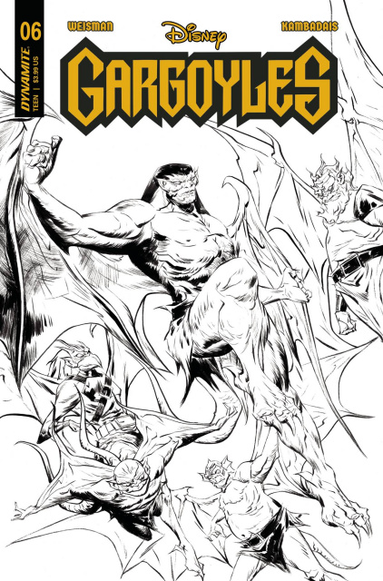 Gargoyles #6 (10 Copy Lee Line Art Cover)