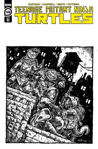 Teenage Mutant Ninja Turtles #140 (50 Copy B&W Eastman Cover)