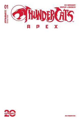 ThunderCats: Apex #1 (Blank Authentix Cover)