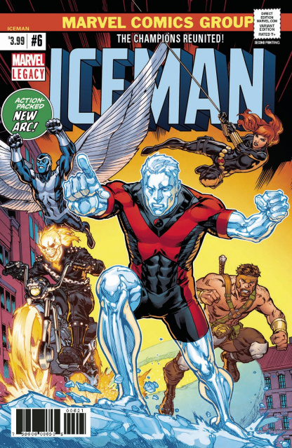 Iceman #6 (2nd Printing Ryan Cover)