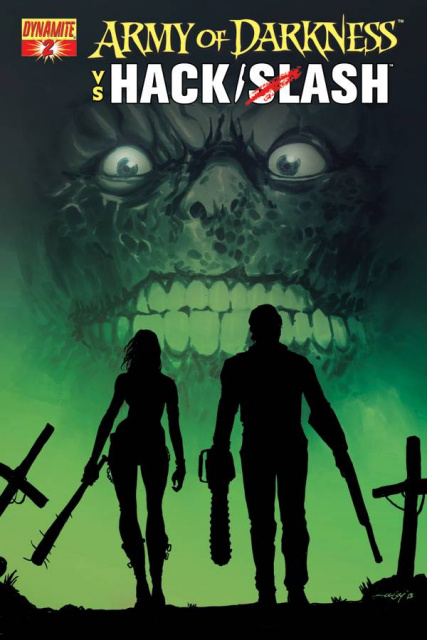 Army of Darkness vs. Hack/Slash #2 (Seeley Cover)