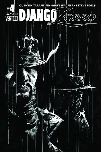 Django / Zorro #4 (25 Copy Lee B&W Cover)