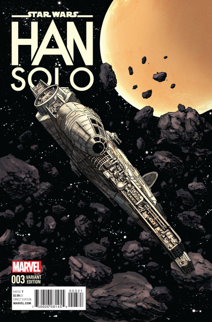 Star Wars: Han Solo #3 (Millennium Falcon Cover)