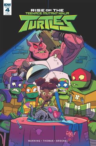 Rise of the Teenage Mutant Ninja Turtles #4 (10 Copy Thomas Cover)
