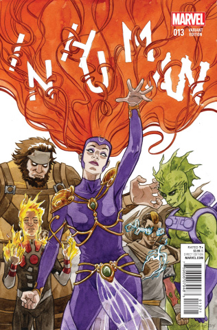 Inhuman #13 (Women of Marvel Cover)