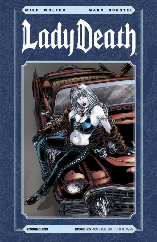 Lady Death #25 (Rock & Roll Cover)