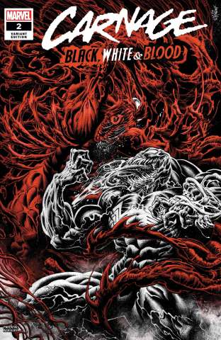Carnage: Black, White, and Blood #2 (Hotz Cover)