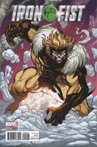 Iron Fist #5 (X-Men Card Cover)