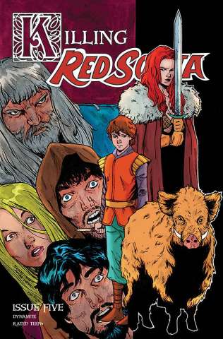 Killing Red Sonja #5 (Peeples Homage Cover)