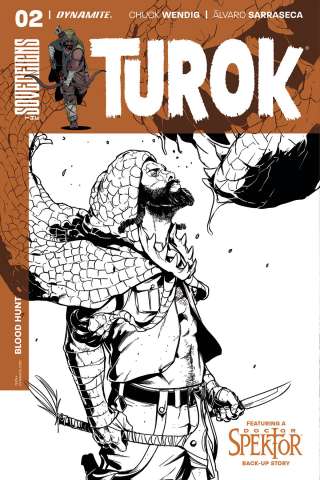 Turok #2 (10 Copy Sarraseca B&W Cover)