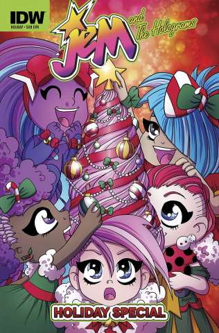 Jem and The Holograms Holiday Special (Subscription Cover)
