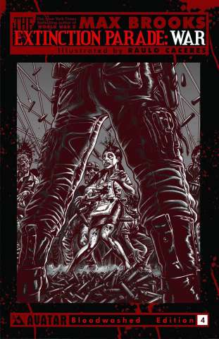 The Extinction Parade: War #4 (Bloodwashed Cover)