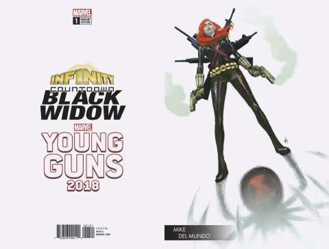 Infinity Countdown: Black Widow #1 (Del Mundo Young Guns Cover)