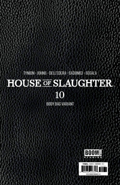 House of Slaughter #10 (Bodybag Harren Cover)