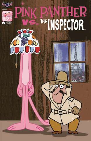 Pink Panther vs. The Inspector #1 (Retro Animation Cover)