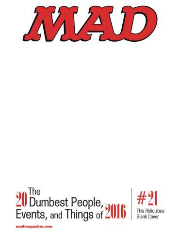 MAD Magazine #543 (Blank Cover)