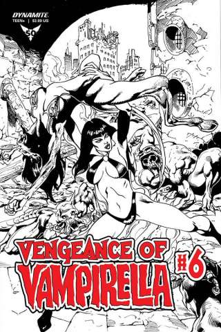 Vengeance of Vampirella #6 (11 Copy Castro B&W Cover)