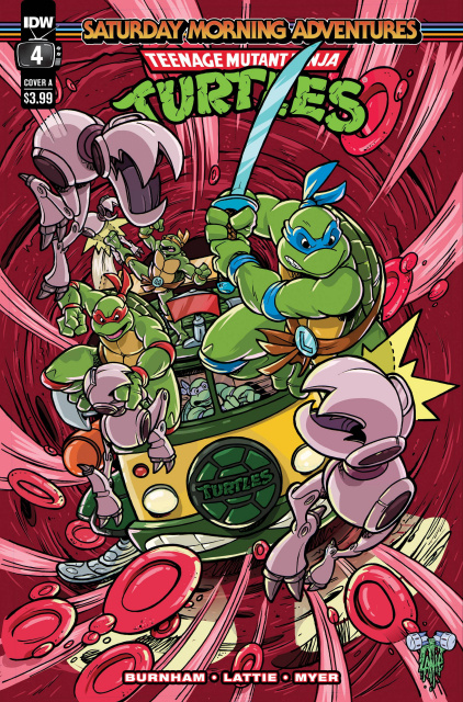 Teenage Mutant Ninja Turtles: Saturday Morning Adventures #4 (Lattie Cover)