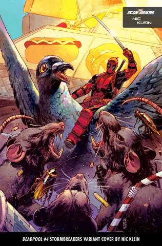 Deadpool #4 (Klein Stormbreakers Cover)