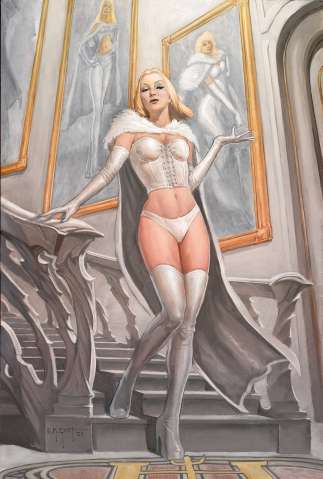 Fall of the House of X #4 (50 Copy Emma Frost Virgin Cover)