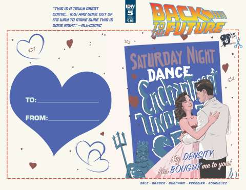 Back to the Future #5 (Valentines Day Card Cover)