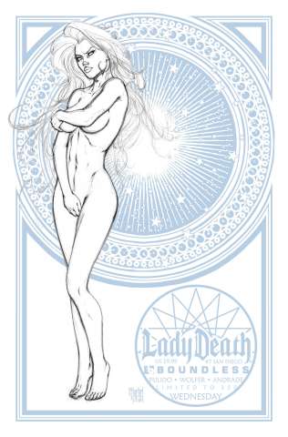 Lady Death #7 (San Diego Wednesday Cover)